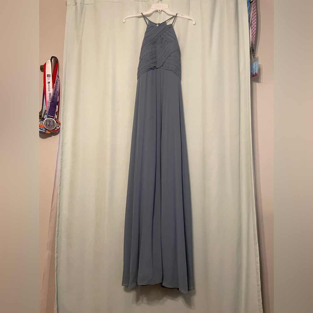 #levkoff 82955 Bridesmaid Dress (slate gray)
